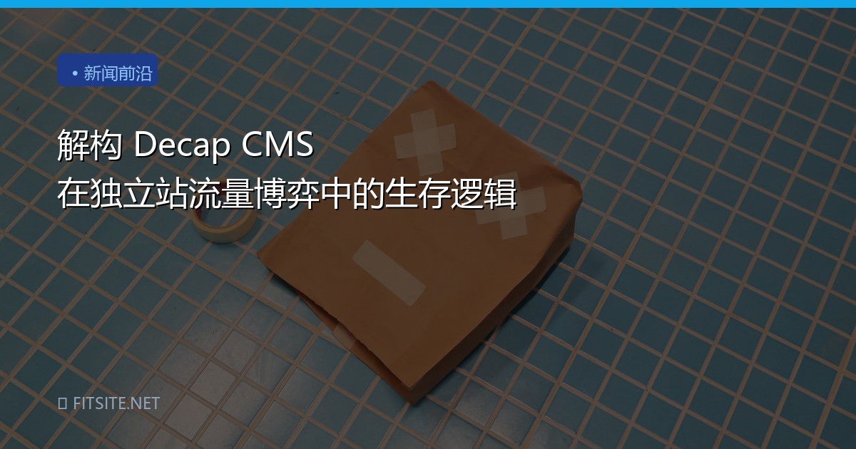 解构 Decap CMS 在独立站流量博弈中的生存逻辑
