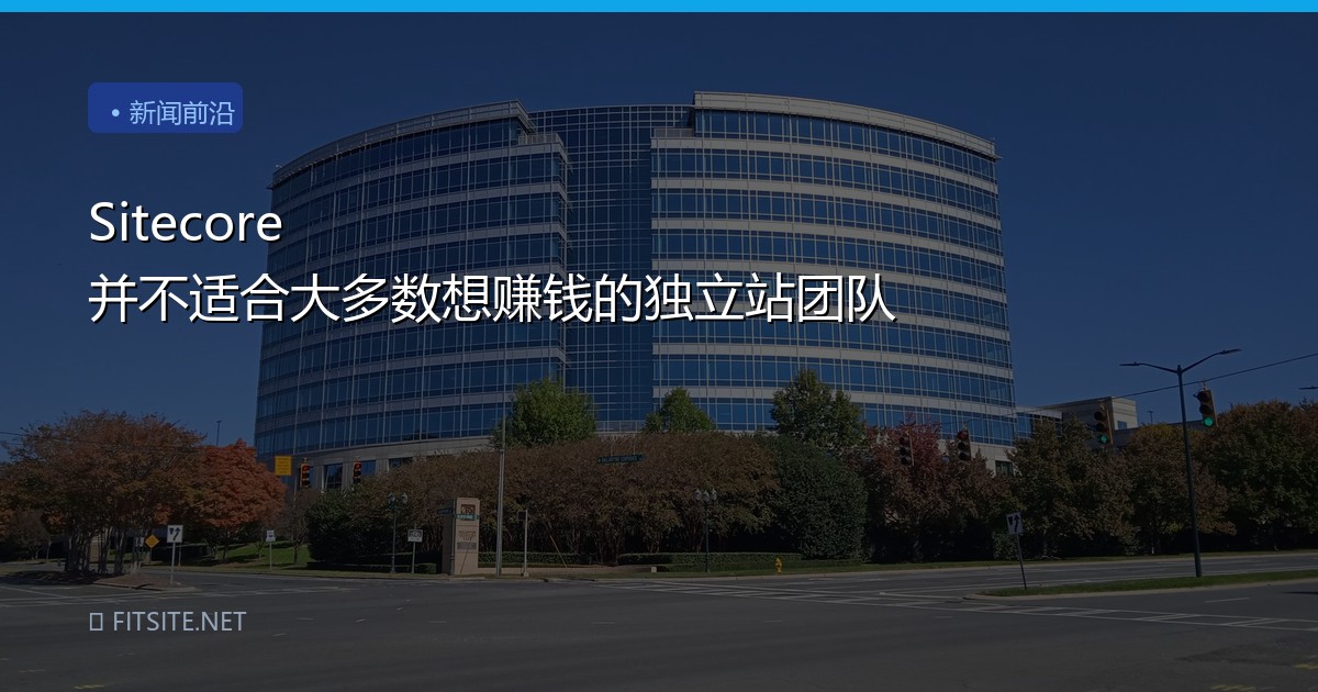 Sitecore 并不适合大多数想赚钱的独立站团队